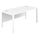 Olton Goal Post 600mm Deep Straight Desk 